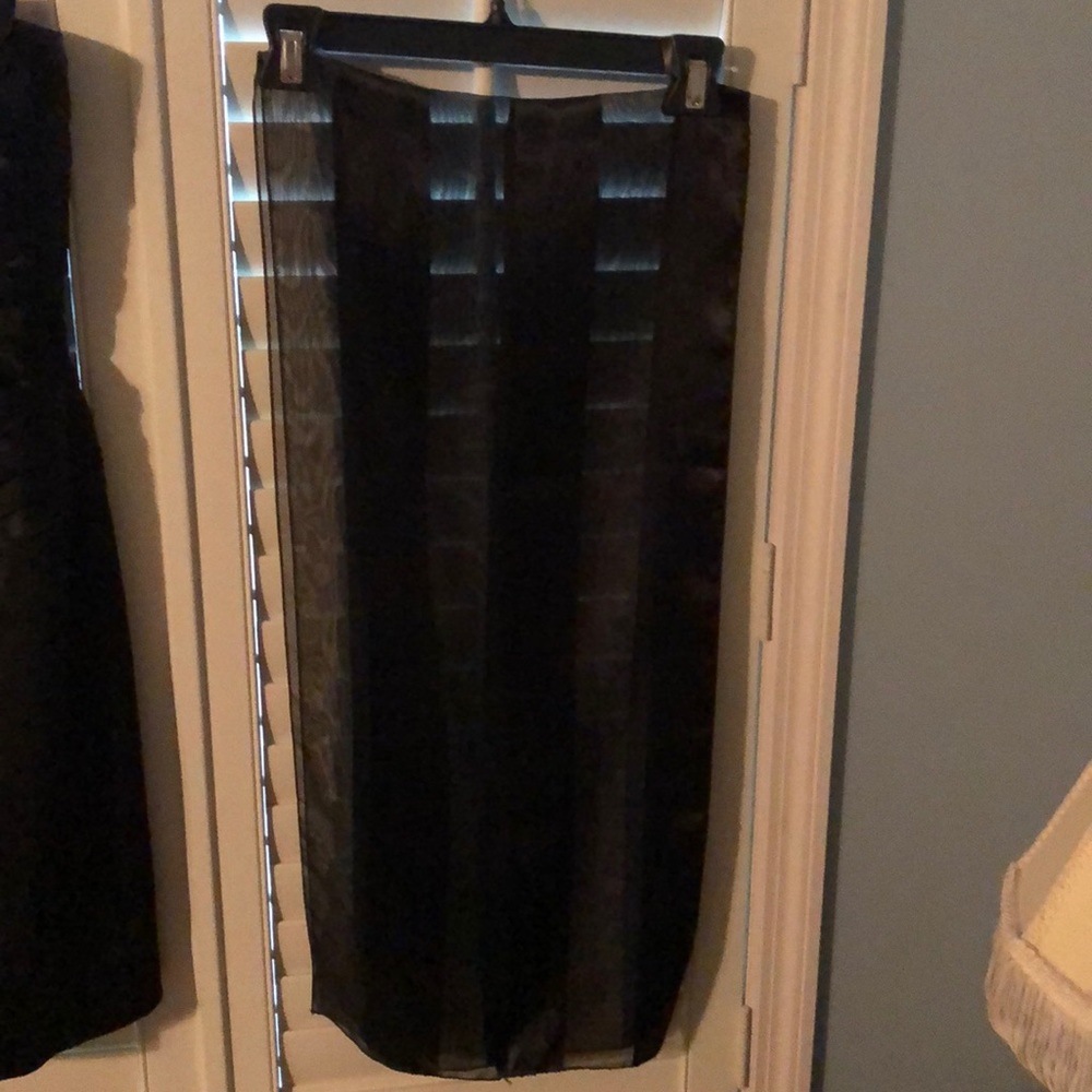 Black sheer wrap